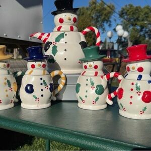 Temp-Tations Snowman Teapot and Mug Set with Colorful Accents